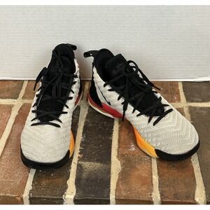 Nike Lebron 16 XVI GS Space Travel Sneakers Youth Sz 7Y White & Black AQ2465-188